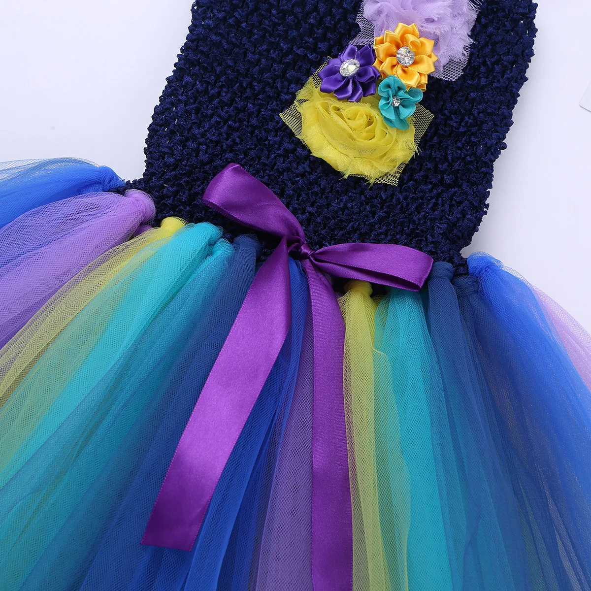 Детский Костюм Балерины на Хэллоуин для девочек; балетное танцевальное платье из тюля и обруч для волос; костюм для современных танцев; сетчатая юбка-пачка