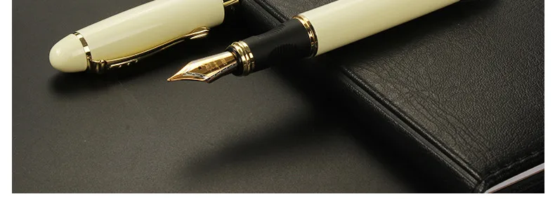 Jinhao X450 классический толстый корпус 1,0 мм изгиб перо каллиграфия ручка Высокое качество Металл перьевая ручка Роскошные чернила подарочные ручки для письма