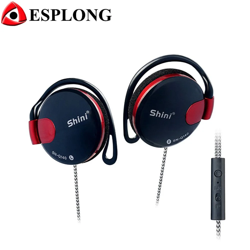 SN Q140 наушники с крючком стерео HIFI для девочек 3 5 мм Спортивная Музыкальная