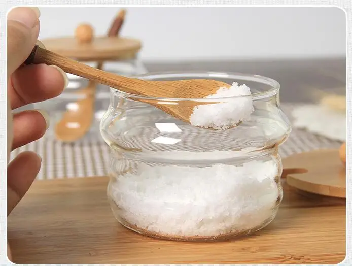 Кухонный стеклянный набор банок для приправ бытовой приправ коробка креативная соль масло ингредиенты бак банок костюм