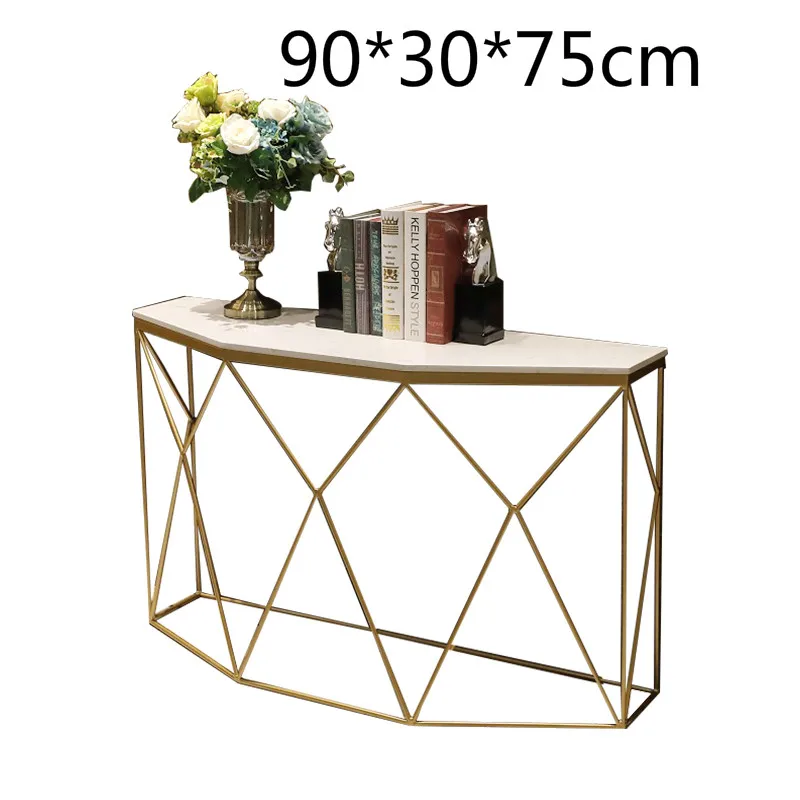 Луи Мода диван столы Золотой крыльцо Европейский стиль мрамор скандинавском гостиной двери вход железа искусства