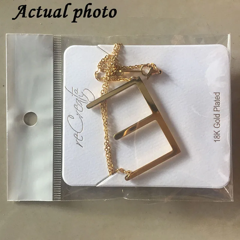 Atoztide женское персонализированное A-Z 26 ожерелье с буквами алфавита DIY Золотая цепочка с первоначальным именем ожерелье заказное ювелирное изделие подарок