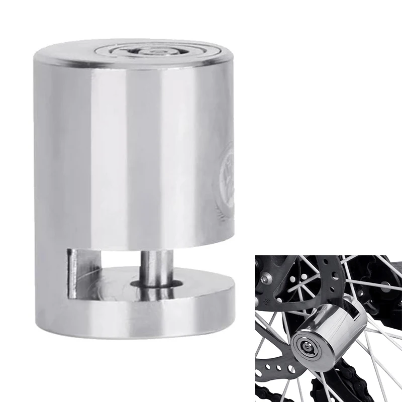 

VORCOOL Motorcycle Bicycle Disc Brake Lock Anti-theft Wheel Disc Brake Security Lock 5.5mm Locking Pin for Motorbike Scooter