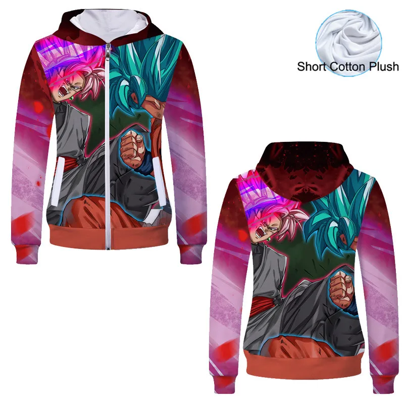 

2019 Unisex Cotton Hooded Sweatshirt Anime Dragon Ball Uniform 3D Hoodies Cute Cartoon Cosplay Costume Hoodies