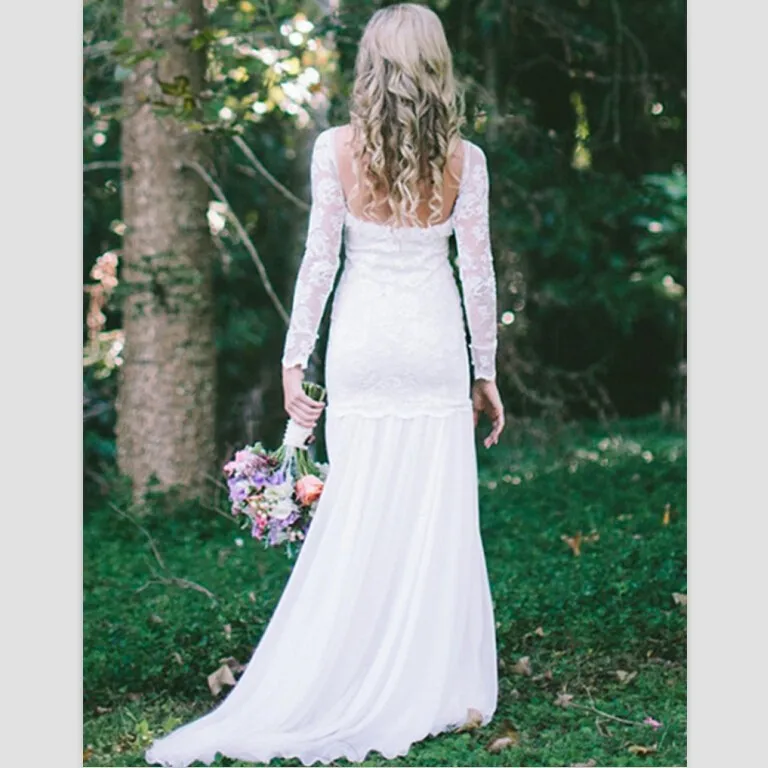 Elegant-White-Lace-Boho-Wedding-Dresses-2015-Long-Sleeves-Beach-Wedding-Gowns-Scoop-Bohemian-Dress-Bride (1)