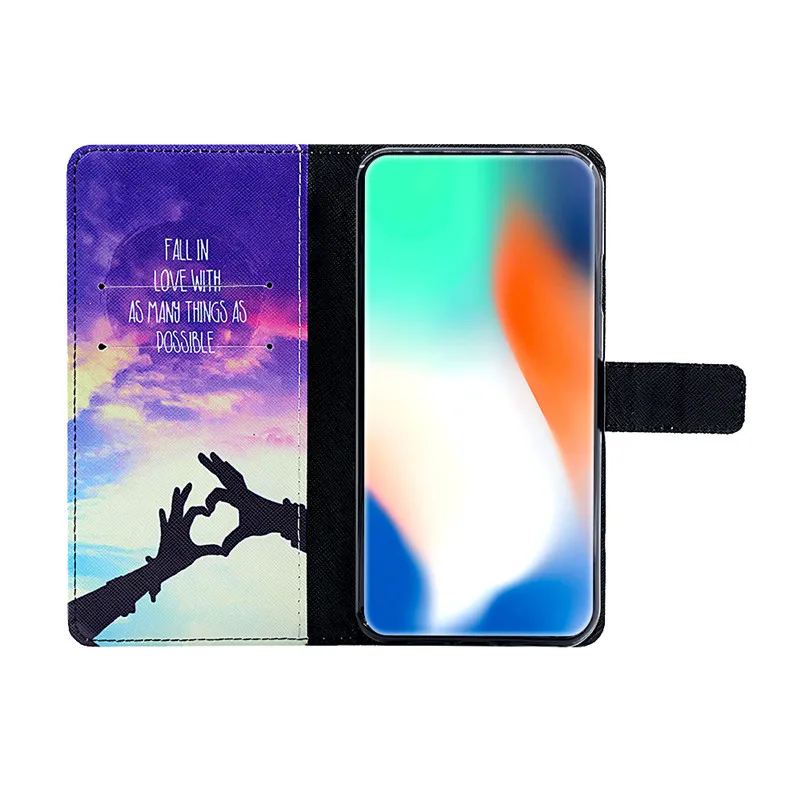 Painted Flip Leather Case for Huawei Honor 8 9 10 Lite 10i 20s 20 7C 7X 7A Pro 8C 8S 8X 8A Y5 Y6 Y7 2019 Painting Wallet Cover