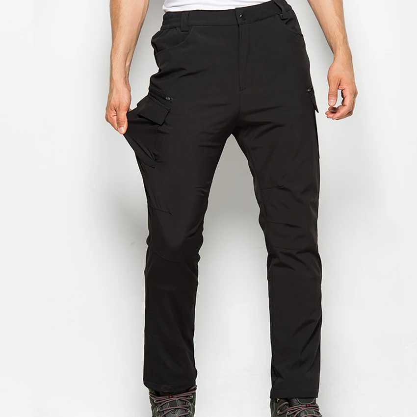 WindTaste de los hombres de invierno cálido Softshell Pantalones de deporte al aire libre impermeable de Trekking senderismo escalada hombre térmica pantalones de lana pantalones de KA059 WindTaste de los hombres de invierno cálido Softshell Pantalones de deporte al aire libre impermeable de Trekking senderismo escalada hombre térmica pantalones de lana pantalones de KA059