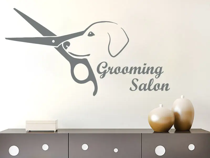 qt031 grooming salon wall decals vinyl sticker dog pet shop bedroom decor wall sticker mural for - Shop Bedroom Decor qt031 grooming salon wall decals vinyl sticker dog pet shop bedroom decor wall sticker mural for - Shop Bedroom Decor