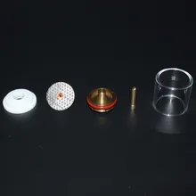 Tig сварочный пистолет пирекс чашки стеклянный патрубок комплект для WP9 20 серии