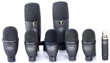 

Superlux DRKF5H3 professional Drum microphone kit 8 Set Microphones with carry case package