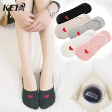 [KETA] 5 пар/лот милые хлопковые женские носки с героями мультфильмов Женские повседневные цветные короткие женские носки длиной до лодыжки Смешные забавные носки