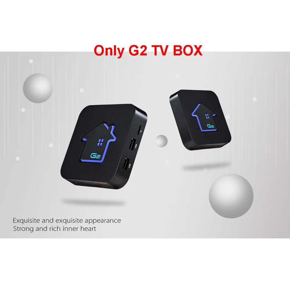 GTMEDIA G2 S905W Android 7,1 IP tv DE ES PL PT FR поддержка Smart tv Box медиаплеер 2G/16G встроенный Wifi 4K HD 2,4G Wifi телеприставка - Цвет: G2 BOX (NO IPTV)