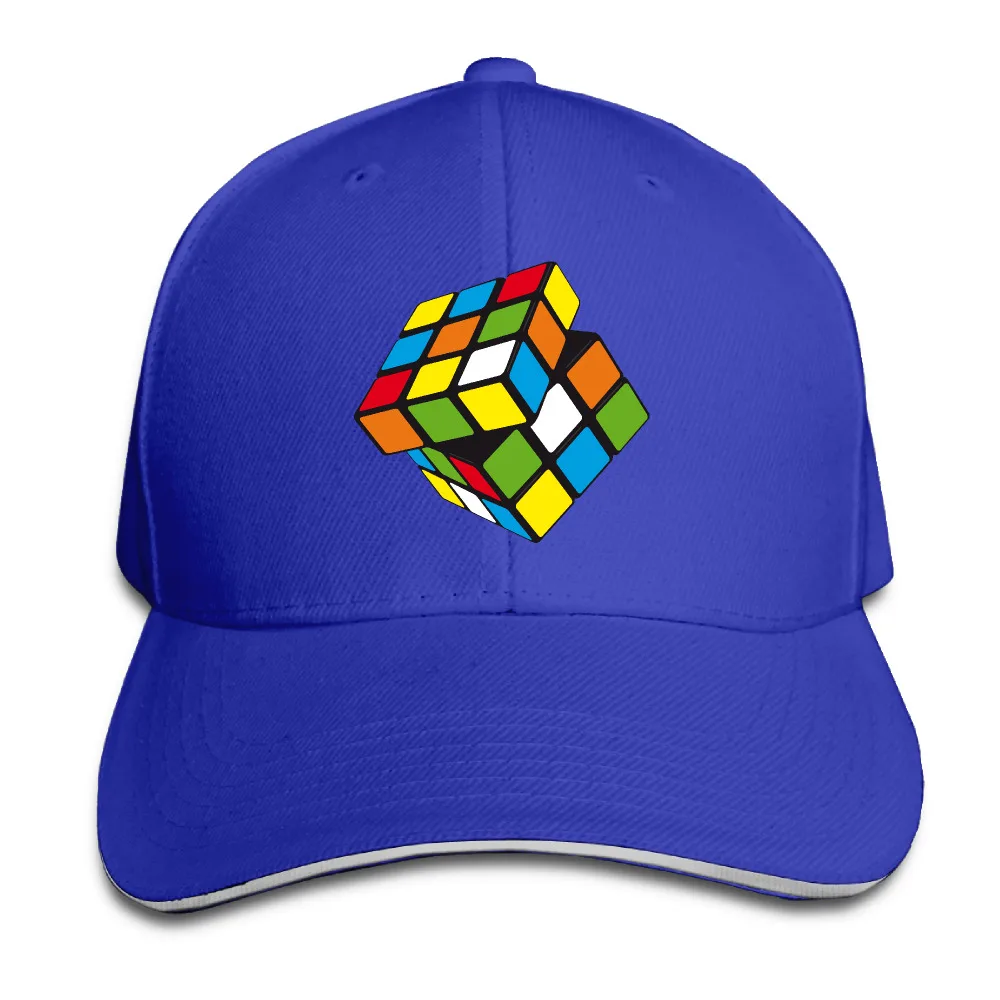 Officiel Rubiks Cube Icon Bleu Clair Strapback Casquette De Baseball papa Hat