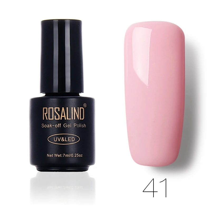 Гель ROSALIND 1, 7 мл, 58 цветов, Гель-лак для ногтей, для дизайна ногтей, УФ-светодиодный, замачиваемый, полуперманентный Гель-лак - Цвет: 41