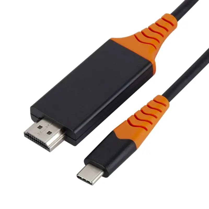 2 m type-C USB-C до 4 K HDMI HD ТВ кабель адаптер для телефона ноутбука