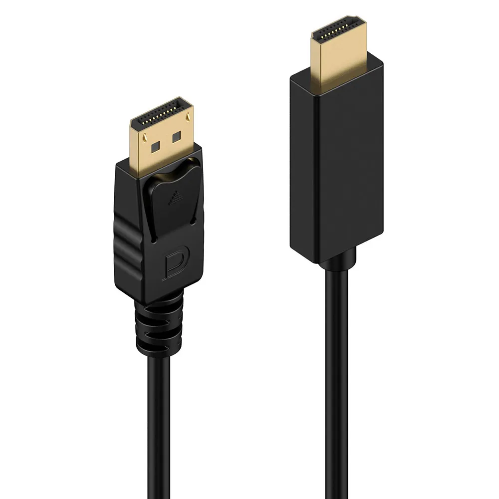 6 футов 1,8 м Displayport to HDMI кабель 1080P папа-папа Адаптер DP к HDMI конвертер видео аудио кабель для HDTV проектора ноутбука