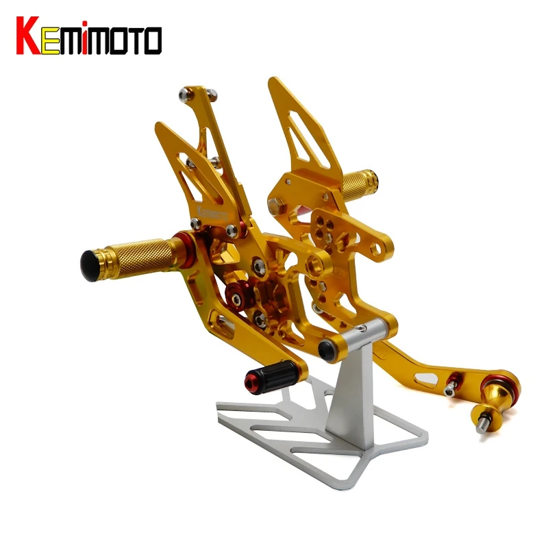 

KEMiMOTO CBR1000RR CNC Adjustable Rearsets Foot Rest For Honda CBR 1000 RR 2008 2009 2010 2011 2012 2013 2014 CBR 1000RR