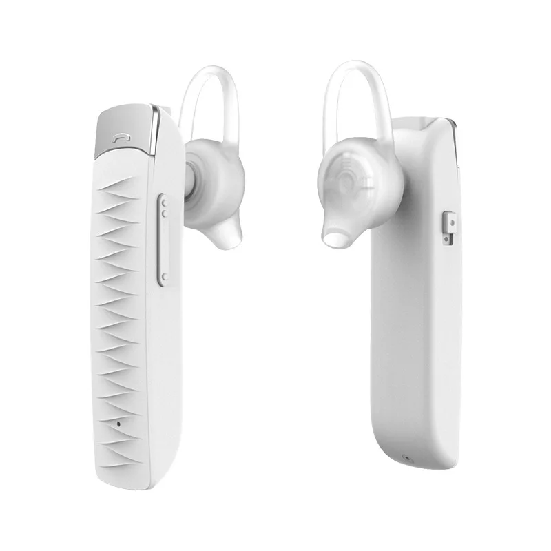 Портативный громкой связи Беспроводной Бизнес Bluetooth 4.1 Гарнитура наушники с голосом Управление звук стерео Bluetooth Беспроводной наушники - Цвет: Белый