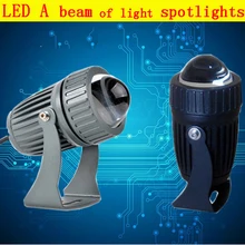 Best цена Алюминий 10 Вт IP66 узкий угол светового луча напольный свет пятна для стен освещающей проектов для внешние стены шайба