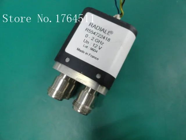 

[BELLA] RADIALL R554722418 0-2GHZ DPDT RF coaxial - 12V N