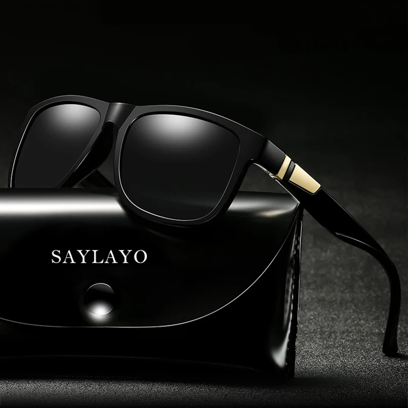 SAYLAYO Polarized Sunglasses Men Women Sport Eyewear Brand Designer Driving Sun glasses Reflective Coating UV400 Protection