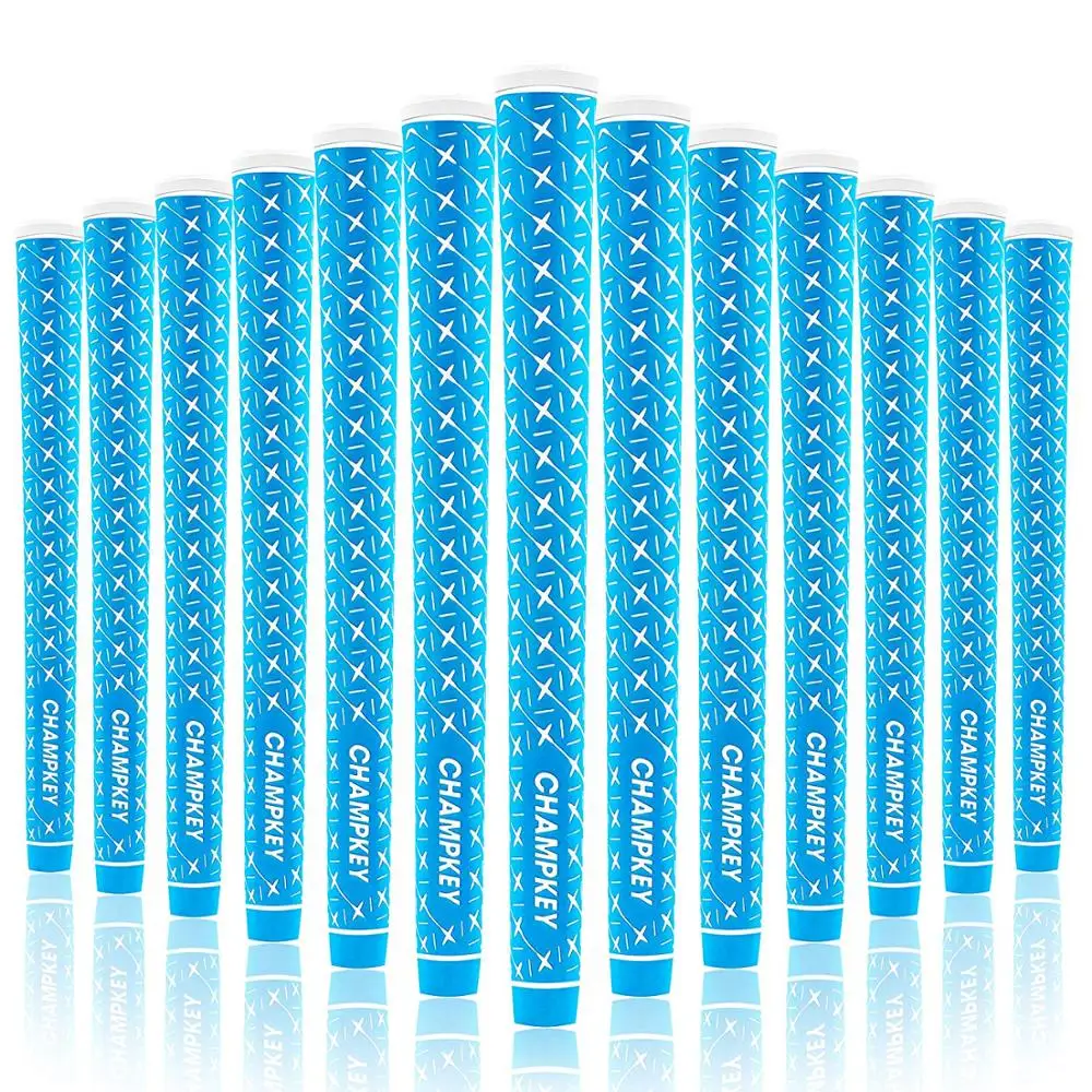 New 13PCS/Set Champkey X-Grip Six Colors Rubber Golf Grips Midsize- Super Stability Golf Club Grips Free Shipping