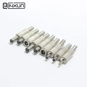 

1pcs 5.5x2.5 5.5x2.1 3.5x1.35 3.5x1.1 2.5x0.7 DC Power Plug Metal DIY Connector for Phone Toys Electronic equipment
