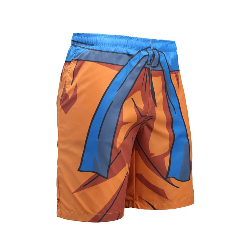 Men's Outclass GOKU 3D Print Beach Shorts Display 1
