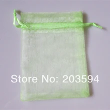 500 шт./лот свет Цвет упаковка ювелирных изделий тянущаяся органза сумки 7x9 см, пакеты для свадебных подарков и пакетов