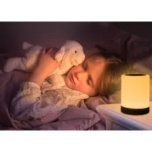 

KMASHI Touch lights Night Light Sensor Tap ControlChildren Baby Kids 7 colors rainbow Bedside Table Lamp Rechargeable Battery