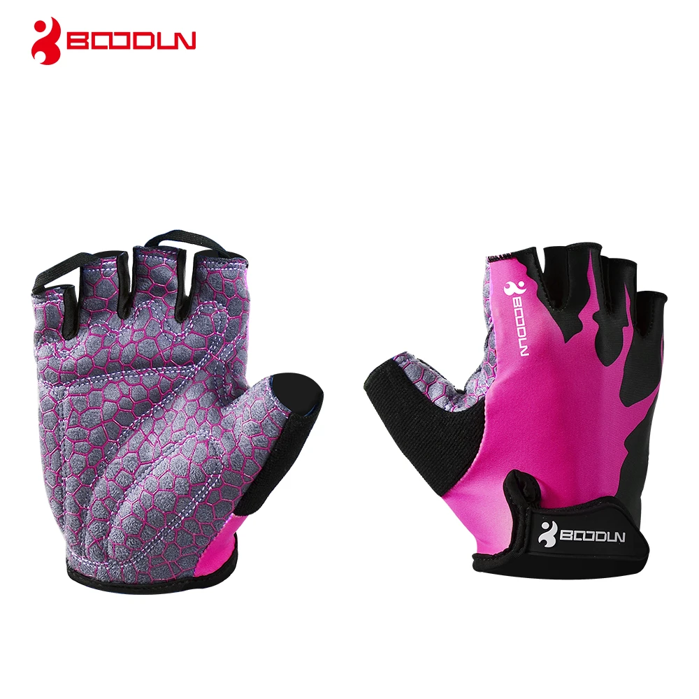  Boodun Brand 2018 New Women's Fitness Weight Lifting Gloves Men Spring Half Finger Outdoor Sports G