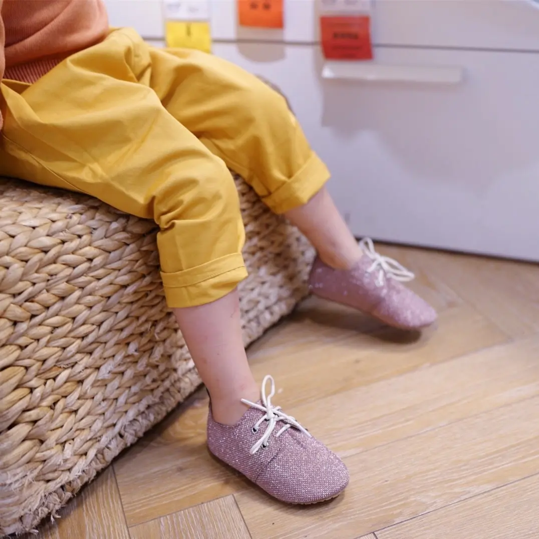 Детская обувь Littlesummer блестящая нескользящая для маленьких мальчиков школьная