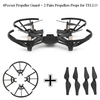 

4Pcs/Kit Propeller Guards Protector Prop Blades Protection Cover with 2 Pairs Propellers Props for DJI TELLO