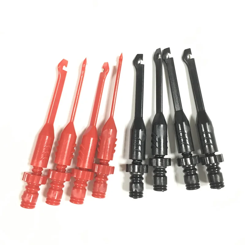 

New 8pcs Piercing Test Clip with 4mm Banana seat Heavy-Duty Insulation Piercing Probe Automotive test Clip with back probe