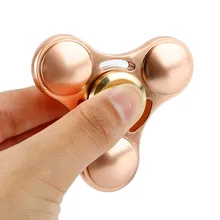 Латунь трилистник форма ручной палец Спиннер волчок Новинка Gryo игрушки
