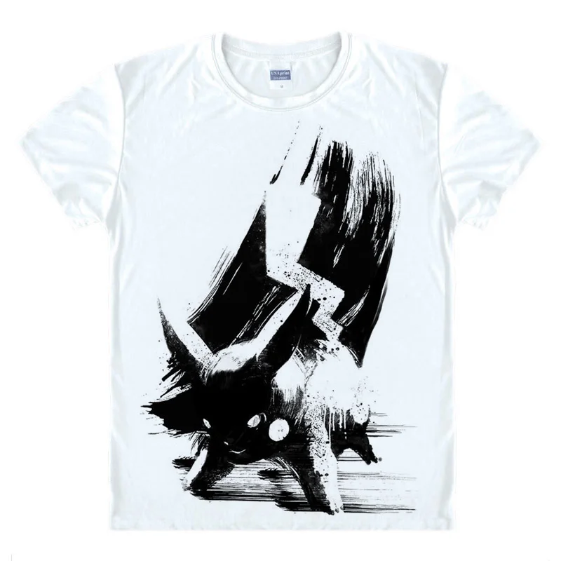 pokemon Than qiaqiu Pikachu Pokemon surrounding the pokemon anime T-shirt short sleeves