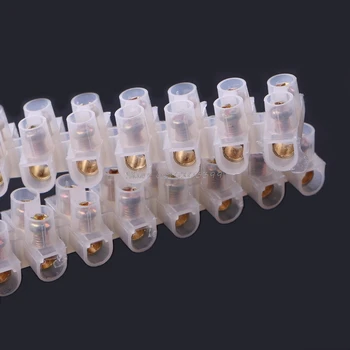 

2 Pcs 380V 20A 30A Dual Row 12 Positions Screw Terminal Electric Barrier Strip Block Terminal Blocks G08 Whosale&DropShip