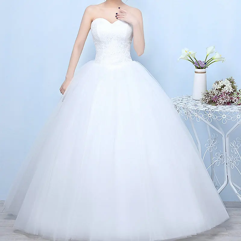 Свадебные платья 2019 Robe De Mariage принцесса Bling роскошное Кружевное белое бальное