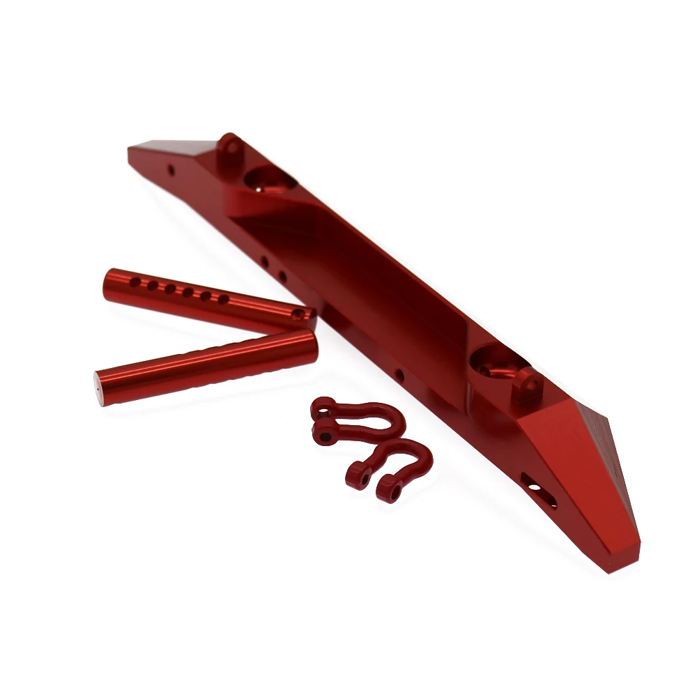

RCAWD Alloy Front Bumper 1set For Rc Hobby Model Car 1/10 Axial Scx10 Crawler Jeep Wrangler Rubicon Hopup Parts SCX0040 Machined