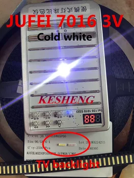 

200PCS JUFEI LED 7016 LED TV Backlight DOUBLE CHIPS Cool white High Power 1.2W 3V 7016 for LED LCD Backlight TV Application