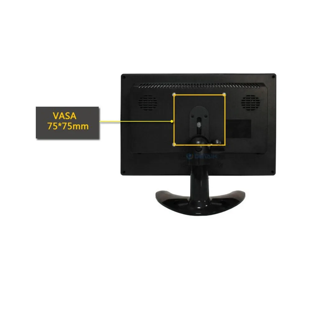 Wearson 10.1 inch LCD Monitor Screen Display 169 1366768 with VGAHDMIBNCAV Function For PC & DVD & CCTV System etc (3)