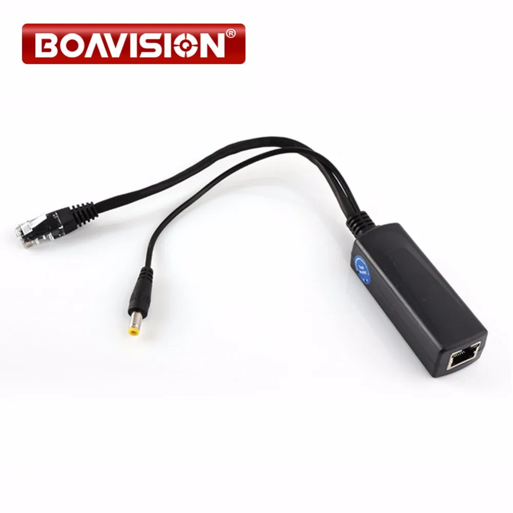 DC44-57V POE Splitter 10/100M IEEE802.3af Power Over Ethernet Splitter 12V 1A 13W PoE Cable Separator For IP Camera System DC44-57V POE Splitter 10/100M IEEE802.3af Power Over Ethernet Splitter 12V 1A 13W PoE Cable Separator For IP Camera System