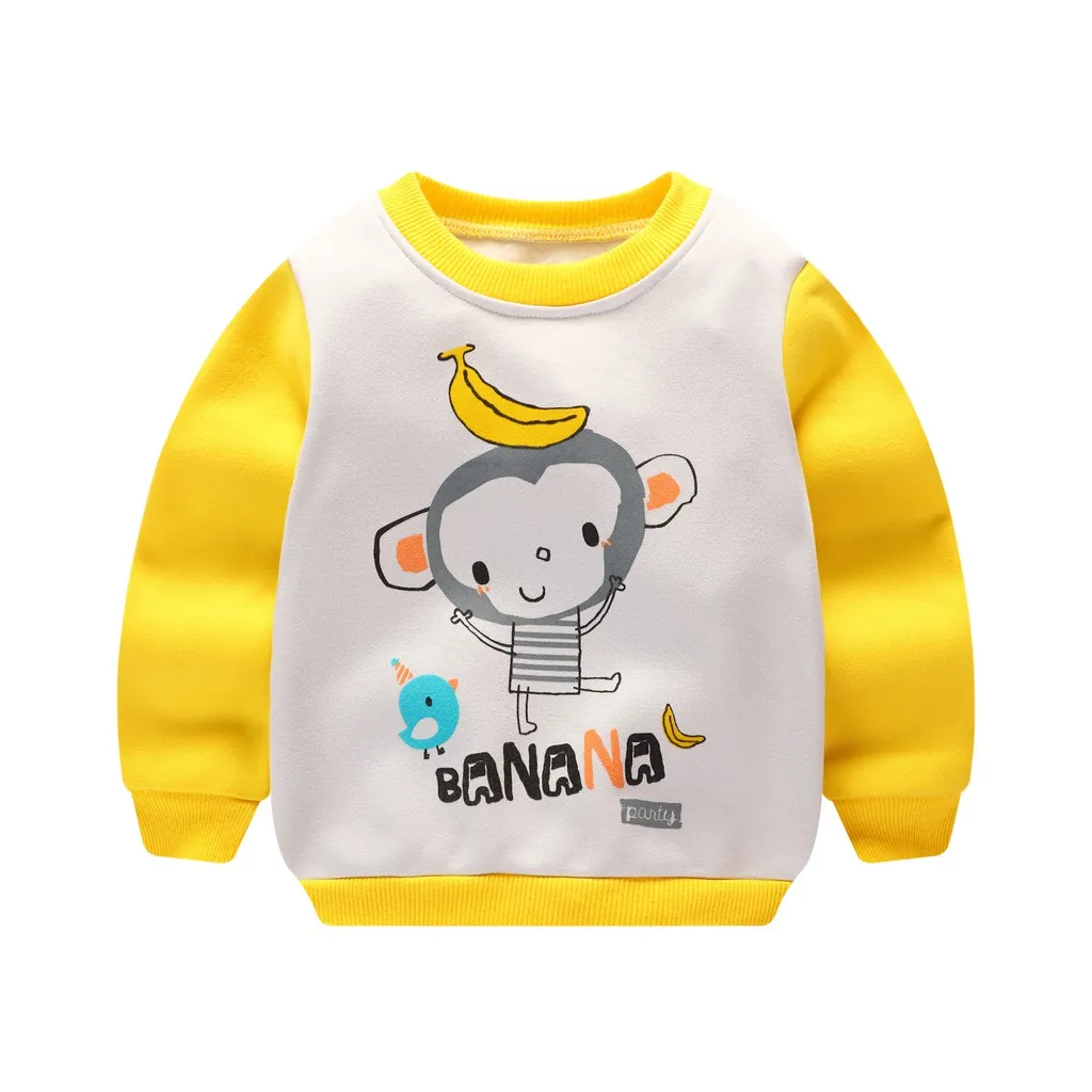 autumn and winter new children's long-sleeved baby sweater and plus velvet single coat - Цвет: WY11