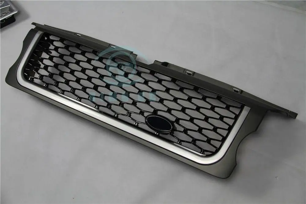 Хромированный черный Передний сетчатый гриль для Land Rover Range Sport 2006 2009|grill mesh|grille
