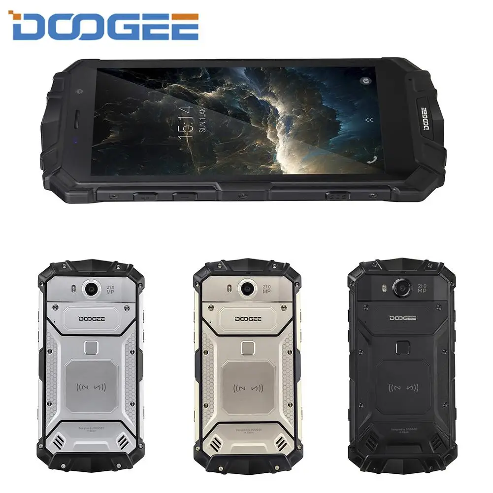DOOGEE S60 Real IP68 Беспроводная зарядка 5580 мАч 12V2A Быстрая 5 2 ''FHD Helio P25 восьмиядерный