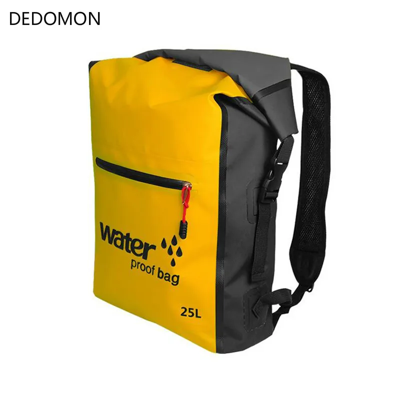 

25L Outdoor Waterproof Swimming Bag Backpack Bucket Dry Sack Storage Bag Rafting Sports Kayaking Canoeing Travel Wateroof Bag