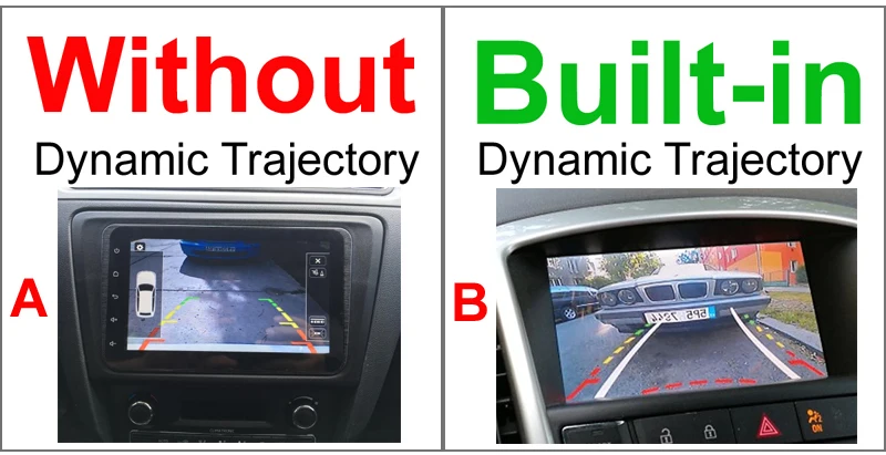 Умная динамическая траектория треков заднего вида парковочная камера для VW Touran Passat Jetta Caddy Golf Plus Multivan Skoda Superb