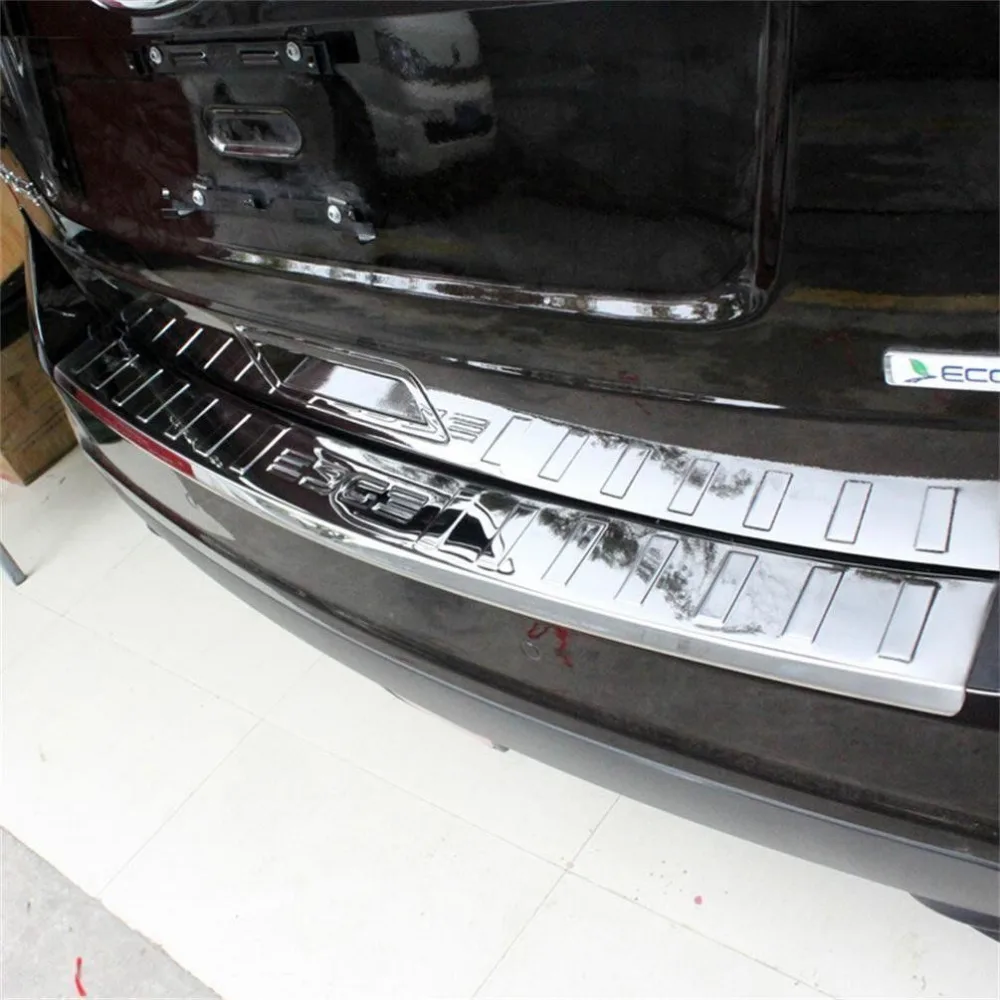 

For Ford Edge 11-2015 Stainless Steel Rear Bumper Protector Sill Plate Cover