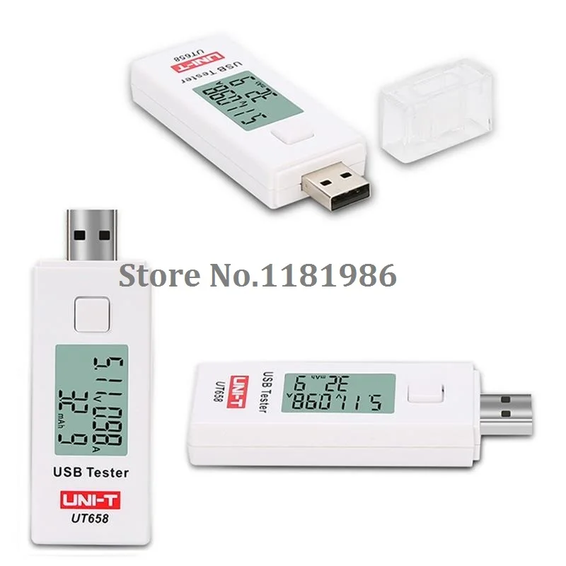 UNI-T UT658 USB Tester Phone Computer Charging Detector Voltage Current Meter Capacity Monitor