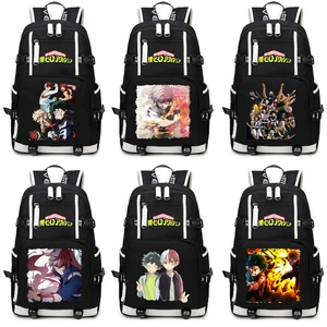 Boku No Hero Academia Backpack Anime My Hero Academia Midoriya Izuku Cosplay Nylon School Bag Travel Bags
